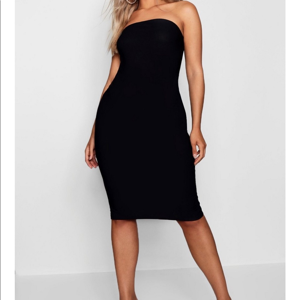 Black Bodycon Tube Dress